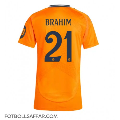 Real Madrid Brahim Diaz #21 Bortatröja Dam 2024-25 Kortärmad